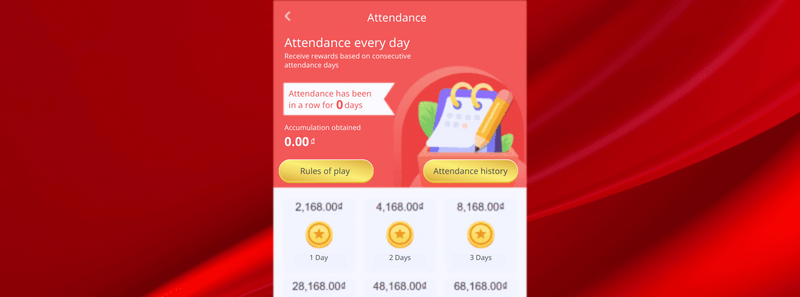 Daily Check-in Rewards With 91club